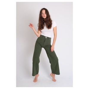 Jesse Kamm Sailor Pants in Olive